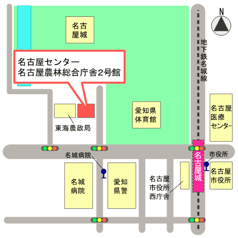 地図　名古屋センター